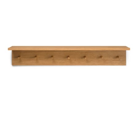 Portemanteau mural Place Large bois naturel / Etagère - L 105 cm - Ferm Living