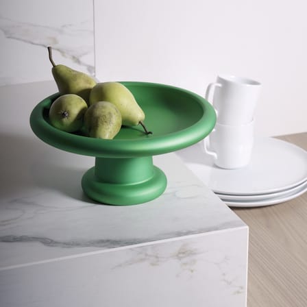 Présentoir à gâteau Discolo métal vert / Ø 26 x H 12 cm - Alessi