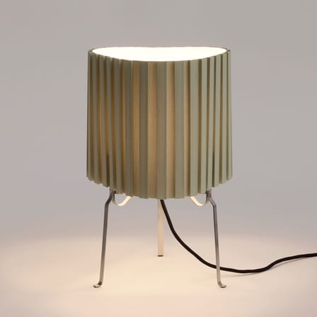 Canelé Table lamp textile green - Hay
