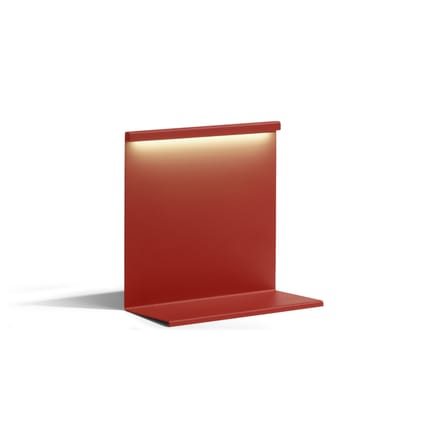 LBM LED Table lamp metal red / LED - L 22.5 x H 22 cm - Hay