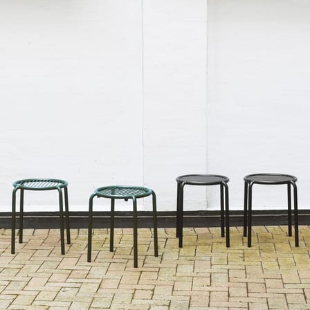 Tabouret empilable Vig métal noir - Normann Copenhagen