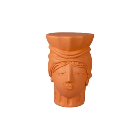 Tabouret Magna Graecia - Testa di Moro Woman céramique orange - Seletti