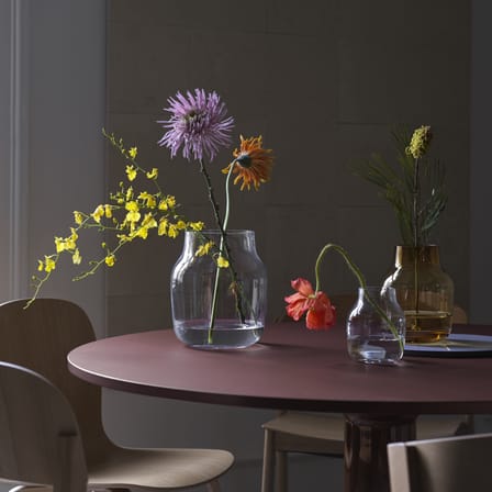 Vase Silent verre transparent / Ø 11 x H 13,4 cm - Muuto