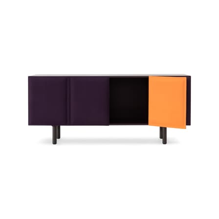 Buffet Tacito violet / L 180 x H 77 cm - Portes en feutre - Magis