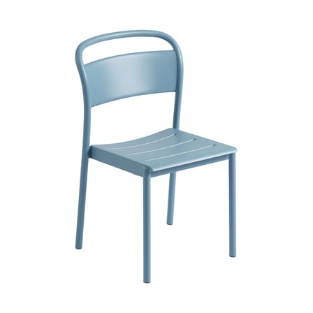 Chaise empilable Linear métal bleu - Muuto