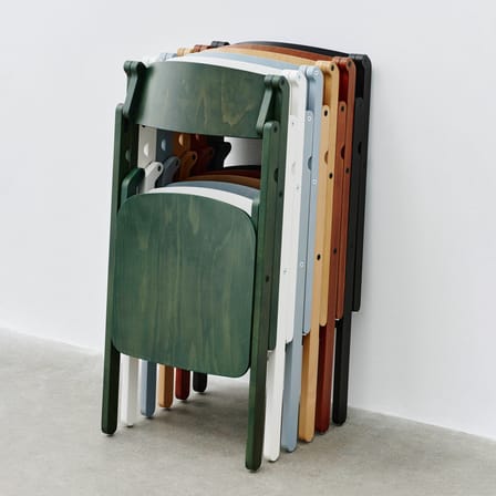 Chaise pliante Backflip bois vert - Hay