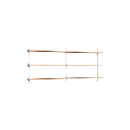 Étagère Wall Shelving – ws.65.2 bois naturel / L 162 x H 65 cm x Prof. 17,5 cm - MOEBE