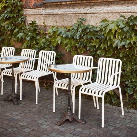 Fauteuil empilable Palissade métal blanc / Bouroullec, 2016 - Hay
