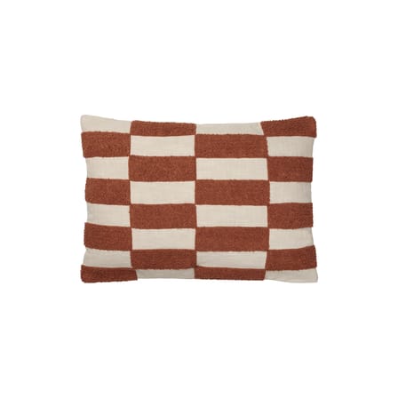 Foodera cuscino Jane tessuto marrone / 40 x 60 cm - Ricamato - BROSTE COPENHAGEN