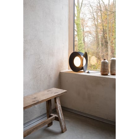 Lampada da tavolo Armen LED metallo nero / Ø 31 x H 31 cm - Metallo & vetro - DCW éditions