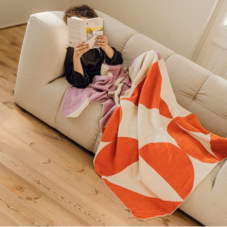 Plaid Tul orange / 150 x 200 cm - NOO.MA