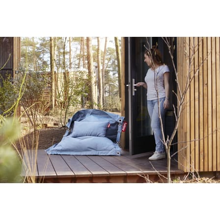 Pouf d'extérieur Buggle-up Outdoor tissu beige / Sangles ajustables - Tissu Olefin - Fatboy