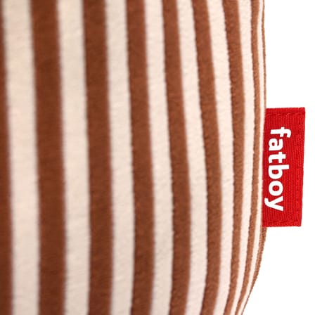 Pouf Point Terry marron / Tissu éponge - Ø 50 cm - Fatboy