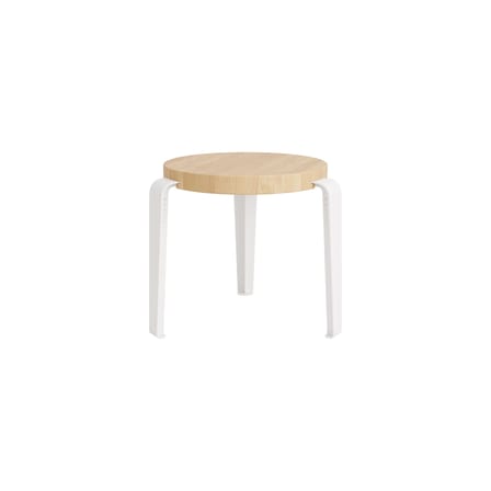 Sgabello bimbi Mini Lou legno bianco / H 30 cm - TIPTOE