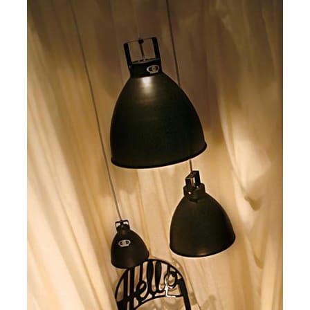 Suspension Augustin métal orange Small Ø 16 cm - Jieldé