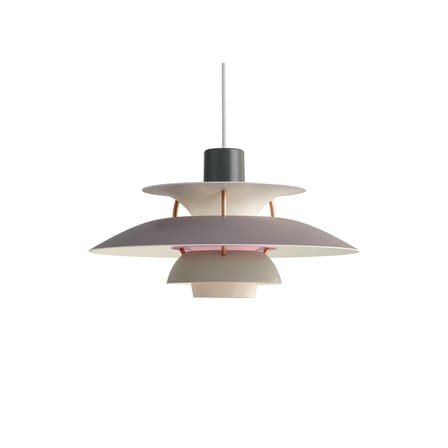 Suspension PH 5 Mini métal gris / Ø 30 cm - Louis Poulsen