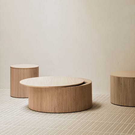 Table basse Roller Max / Coffre - Ø 60 x H 37 cm - Ethnicraft