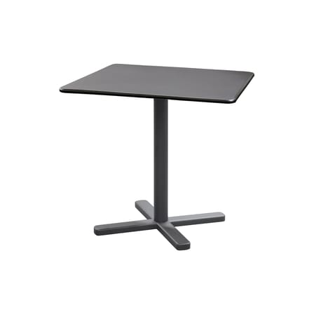 Table pliante Darwin noir métal / 80 x 80 cm - Emu