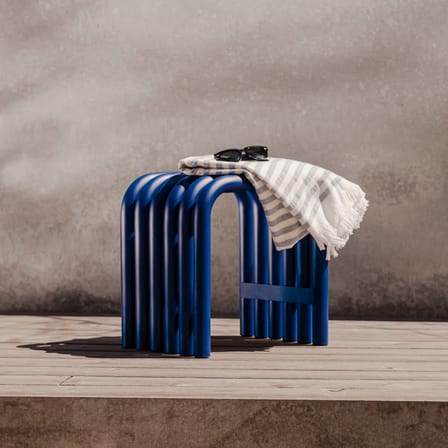 Tabouret Nokk métal bleu - NOO.MA