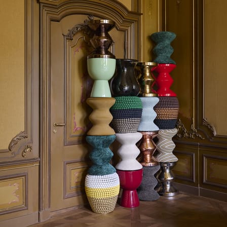 Tabouret Striped Dot métal - Pols Potten