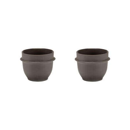 Set de 2 tasses à espresso Dune / By Kelly Wearstle - Ø 7,5 x H 6 cm - Serax