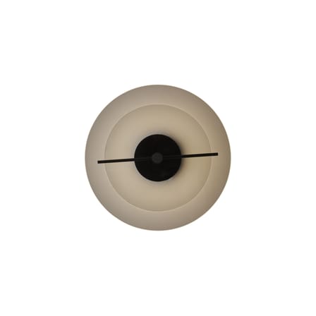 Delumina LED Wall light glass grey black / Glass - Ø 25 cm / Adjustable intensity & colour - DCW éditions