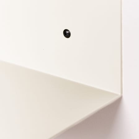 Wandmontierter Nachttisch Steel metall beige / L 40 cm - NOBODINOZ