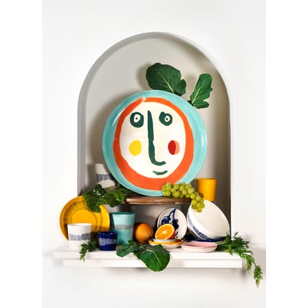 Assiette de présentation Feast céramique multicolore / Ø 35 x H 2 cm - Serax