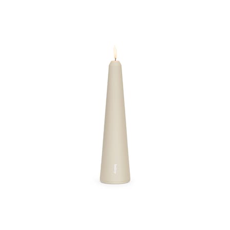 Bougeoir Spire métal beige Large / H 30 cm - Fatboy