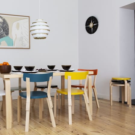 Chaise 69 bois noir / Alvar Aalto, 1935 - ARTEK