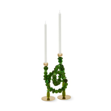 Chandelier Perles verre vert - Pols Potten