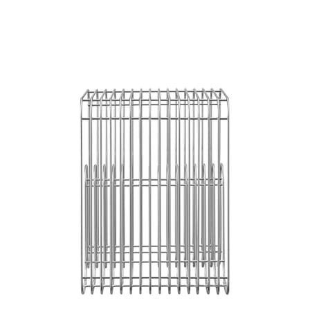 Curva Stool metal silver / End table - AYTM
