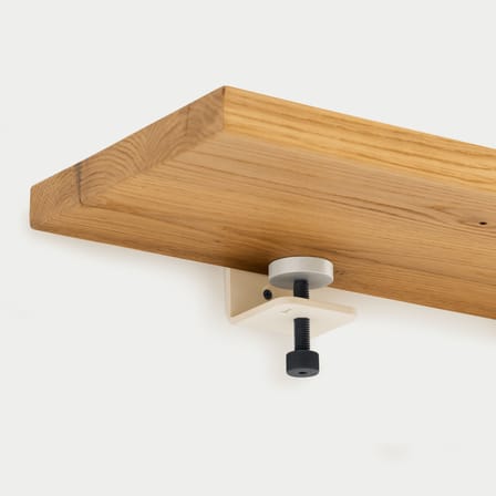 Fixation murale Bracket métal blanc - TIPTOE