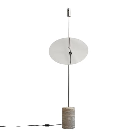 The Moon Floor lamp metal stone silver - 101 COPENHAGEN