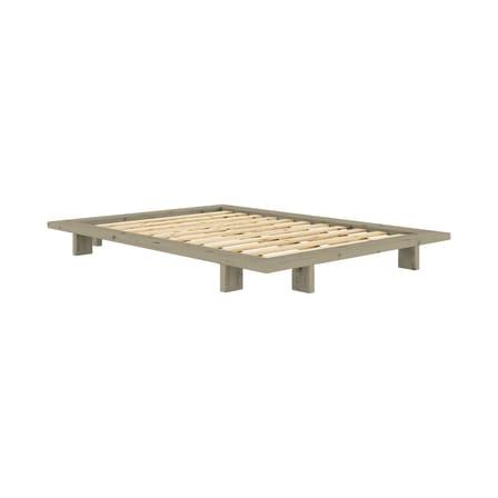 Lit double Japan bois vert / Pour matelas 140 x 200 cm - KARUP