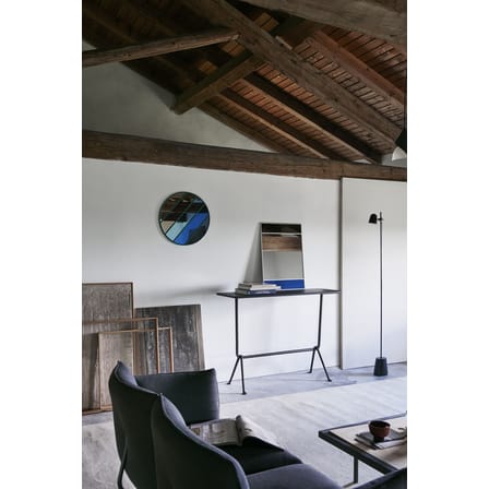 Miroir mural Vitrail verre multicolore vert / Ø 50 cm - Inga Sempé, 2018 - Magis