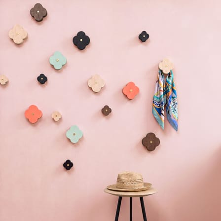 Patère Andrée bois vert Large / Ø 10 cm - Hartô