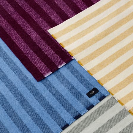 Plaid Duo violet / 130 x 180 cm - 100% laine - Hay