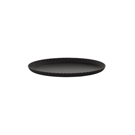 Plateau Pleats métal noir / Ø 23 cm - Alessi