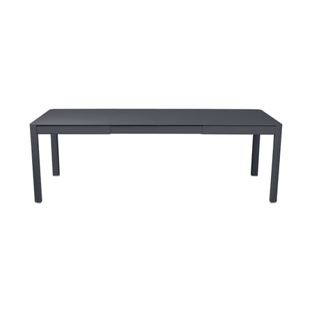 Ribambelle Medium Extending table metal grey black / L 149 to 234 cm - 6 to 10 people - Fermob