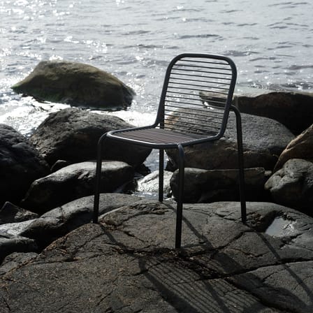 Vig Stacking chair metal black - Normann Copenhagen