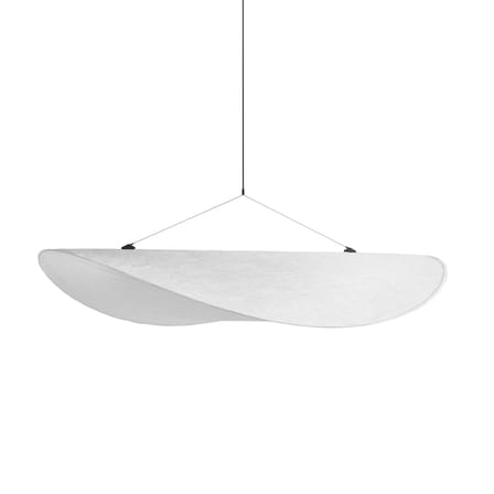 Suspension Tense LED Large tissu blanc / Ø 120 cm - Tyvek - NEW WORKS