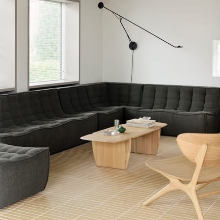 Table basse PI bois naturel / 155 x 58 x H 38 cm - Chêne massif - Ethnicraft