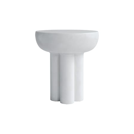Table d'appoint Crown Tall blanc / Ø 45 x H 50 cm - 101 COPENHAGEN