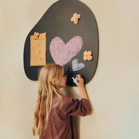 Tableau ardoise magnétique Willora / L 82 x H 70 cm - Ferm Living