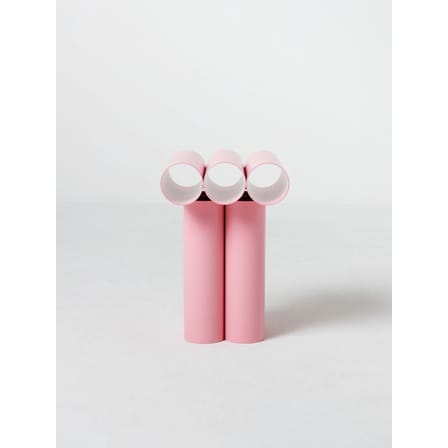 Tabouret Septem métal rose / Tubes aluminium - Axel Chay