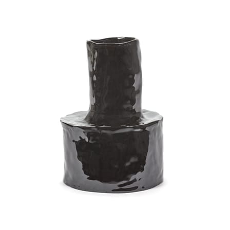 Vase Héléna 5 céramique noir / Ø 14 x H 19 cm - Mini - Serax