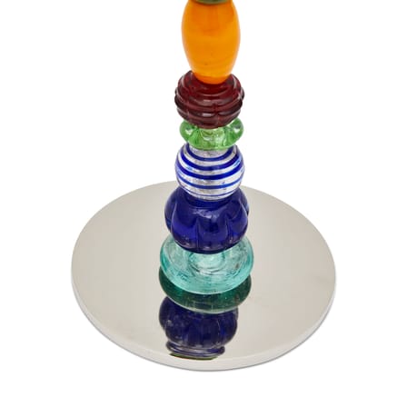 Bougeoir Perles verre multicolore / Small - H 34 cm - Pols Potten