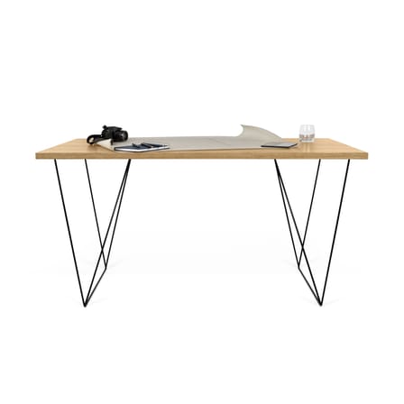 Bureau Oscar bois naturel / L 140 x P 75 cm - Chêne - POP UP HOME