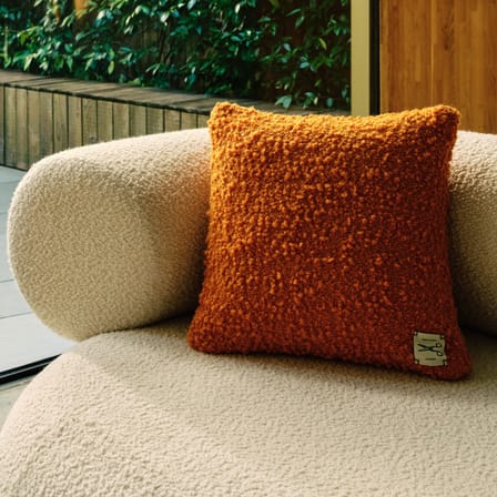 Coussin Bobble jaune / Tissé main - 45 x 45 cm - Tom Dixon